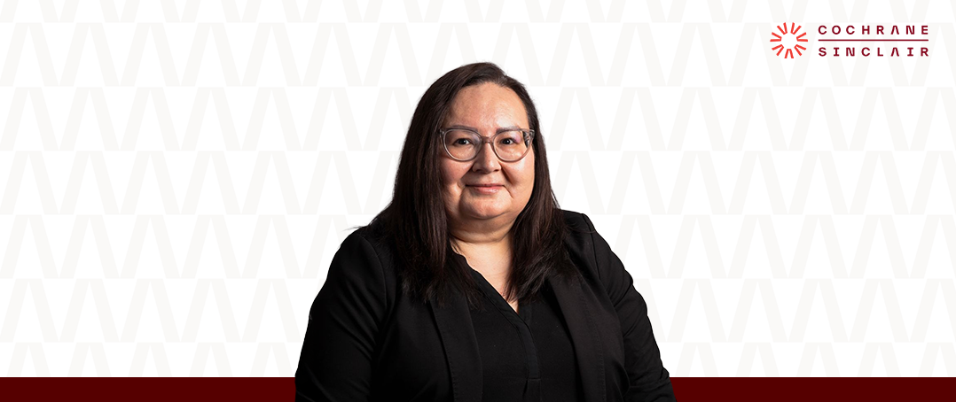 Stacey Soldier, Counsel at Cochrane Sinclair LLP, speaking as a panelist during the Advancing Social Justice Through Law Conference at the Canadian Museum for Human Rights in Winnipeg.